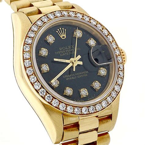 originale rolex wanduhr gold|Rolex gold diamond dial.